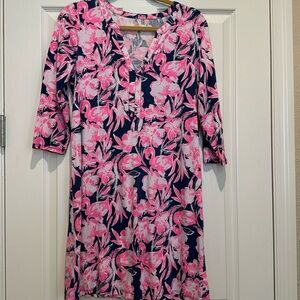 Lilly Pulitzer Cotton Flamingo Dress